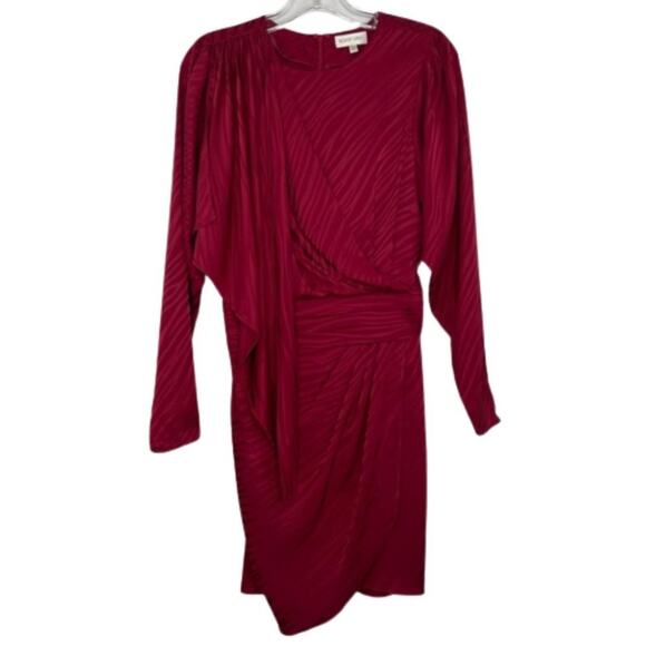 Ronny Kobo Shanaya Cocktail Evening Dress Caped Zebra Pattern 80s Small - Picture 1 of 11